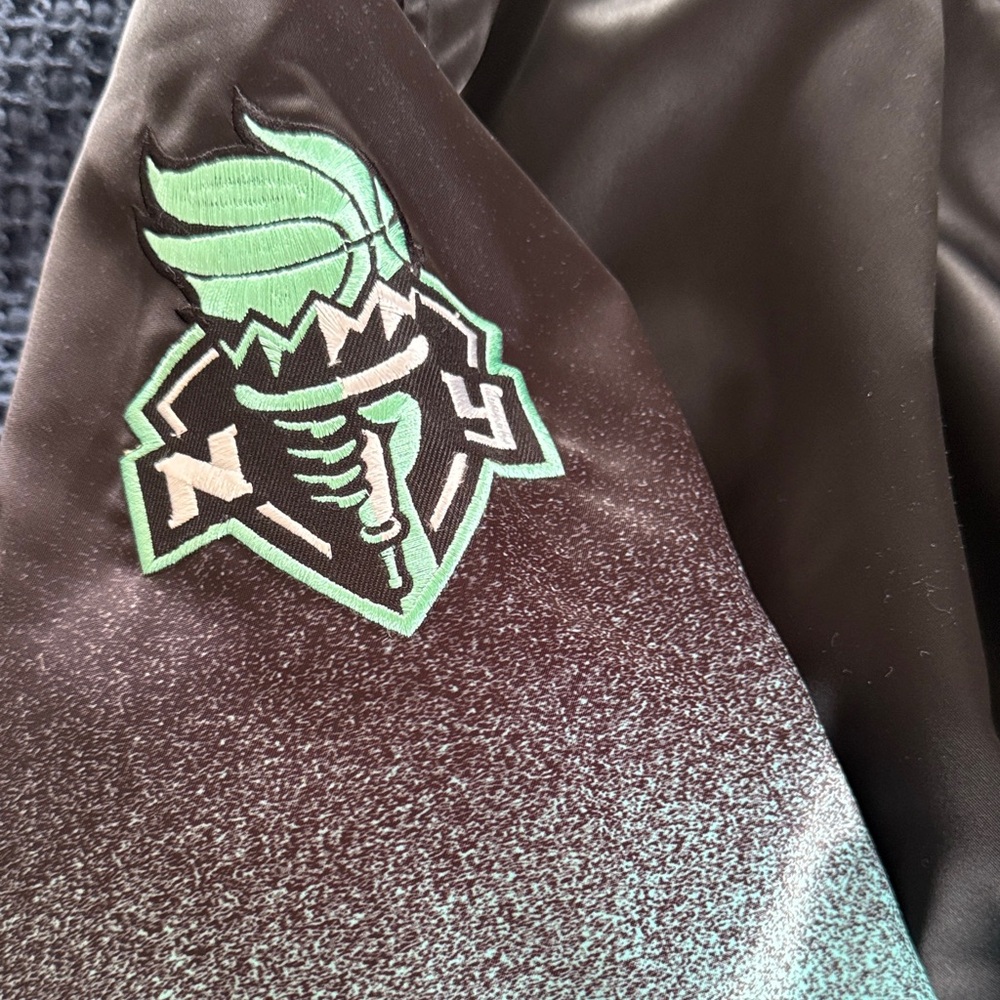 Black and Teal New York Liberty Jacket - Picture 4 of 5